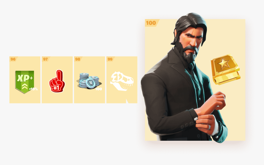 John Wick Fortnite Battle Royale Transparent Pictures - John Wick V2 Fortnite, HD Png Download, Free Download