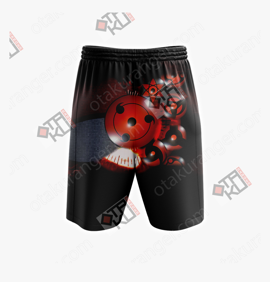 Sharingan Beach Shorts - Evangelion Eva 01 Hoodie, HD Png Download, Free Download