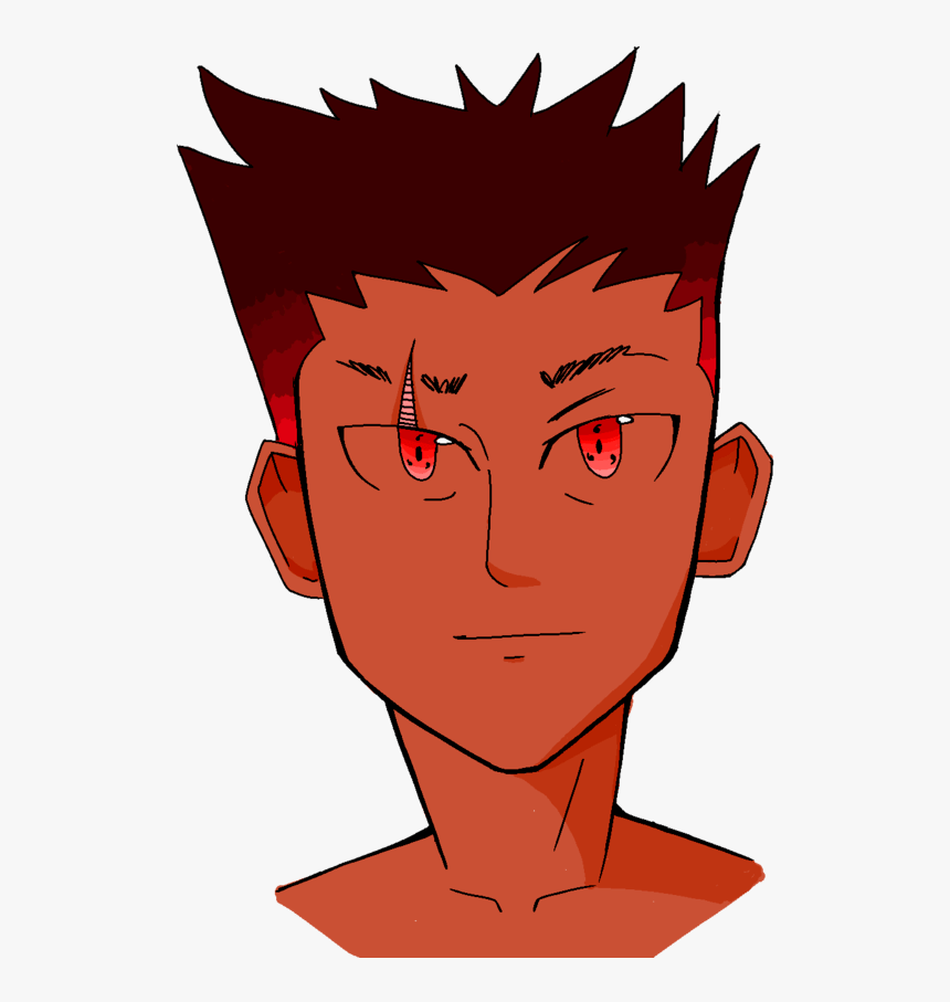 Me With Sharingan - Cartoon, HD Png Download, Free Download