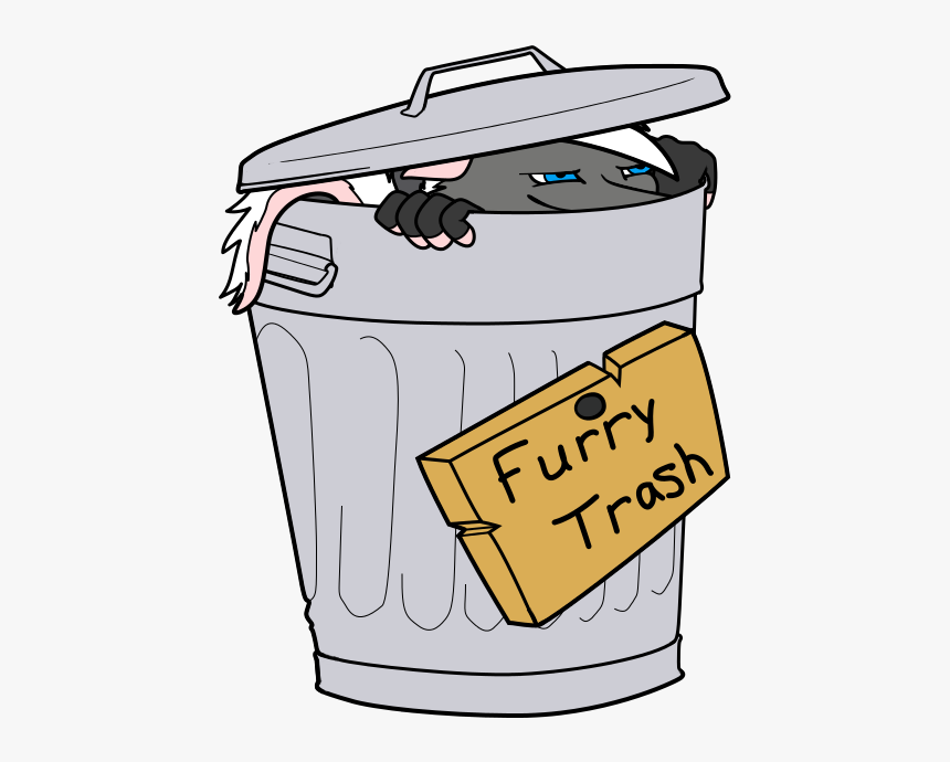 Furry Trash - Cartoon, HD Png Download, Free Download