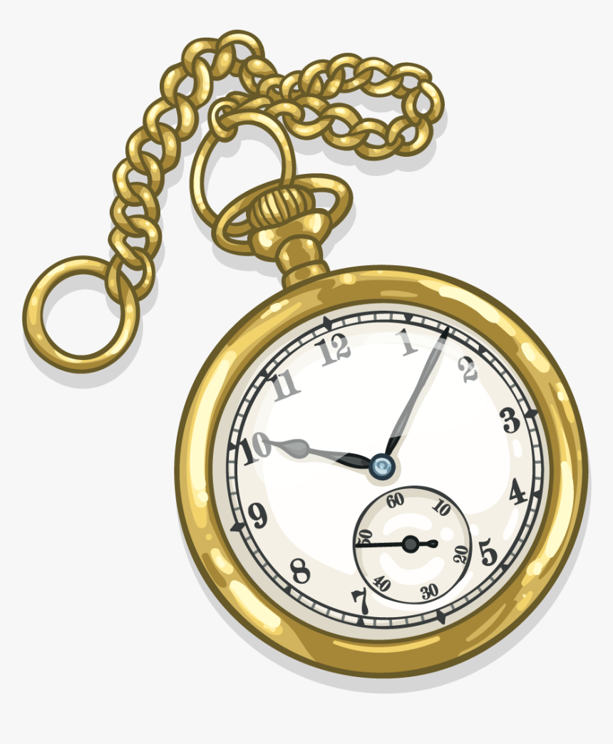 Watch Png Hd - Transparent Background Pocket Watch Clipart, Png Download, Free Download