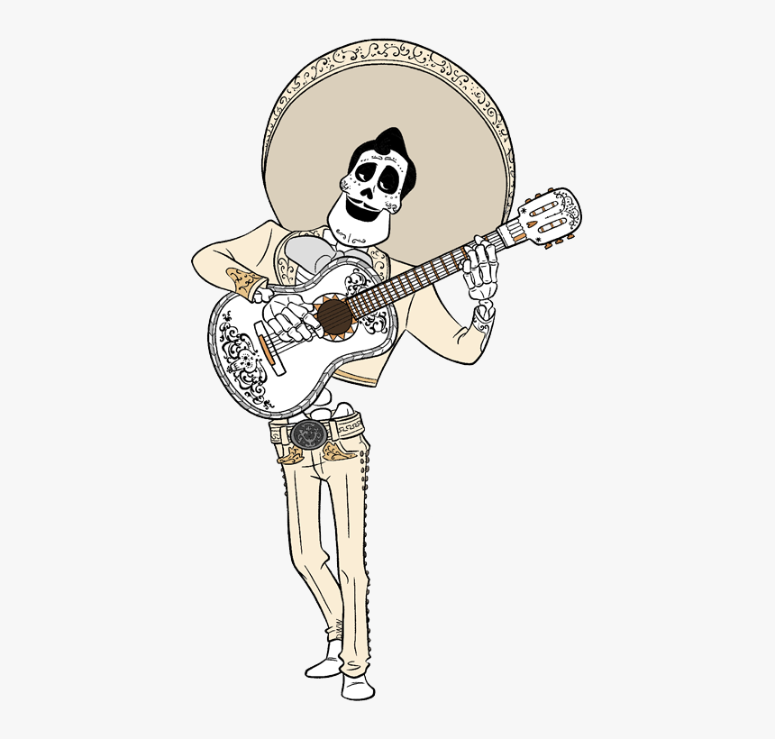 Transparent Banjo Clipart - De La Cruz Coco, HD Png Download - kindpng.