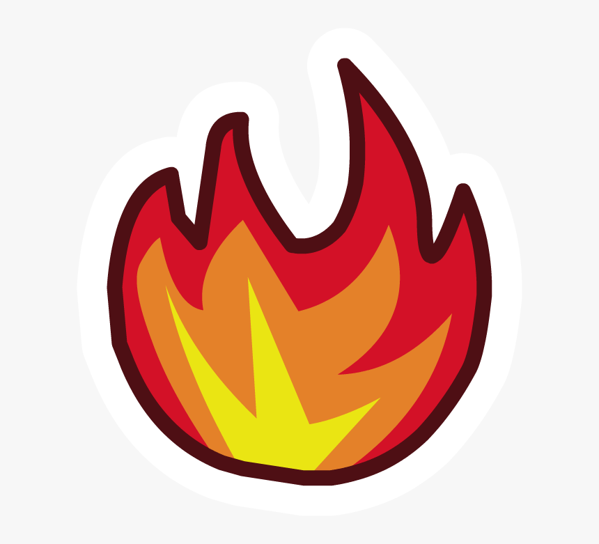 Image Cj Club Penguin - Fire Icon Png Transparent, Png Download, Free Download