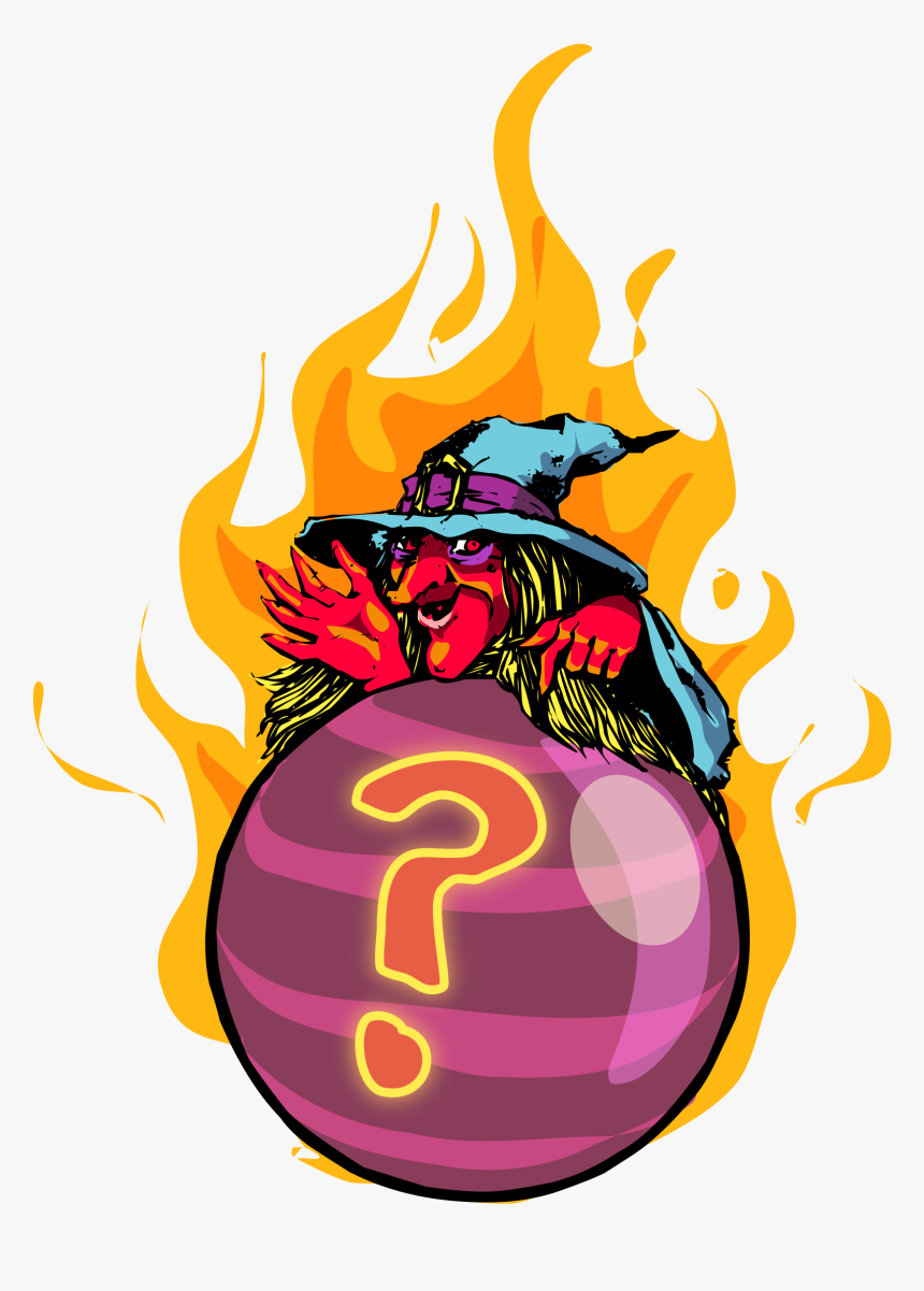 Crystal Ball, With Fire Clip Arts - Magic 8ball Clip Art, HD Png Download, Free Download