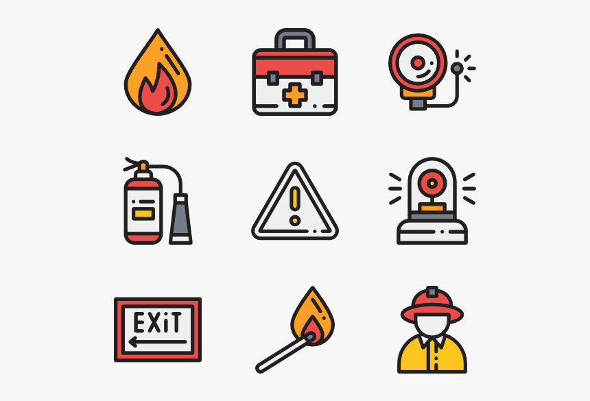 Fire Department - Fire Extinguish Icon, HD Png Download, Free Download
