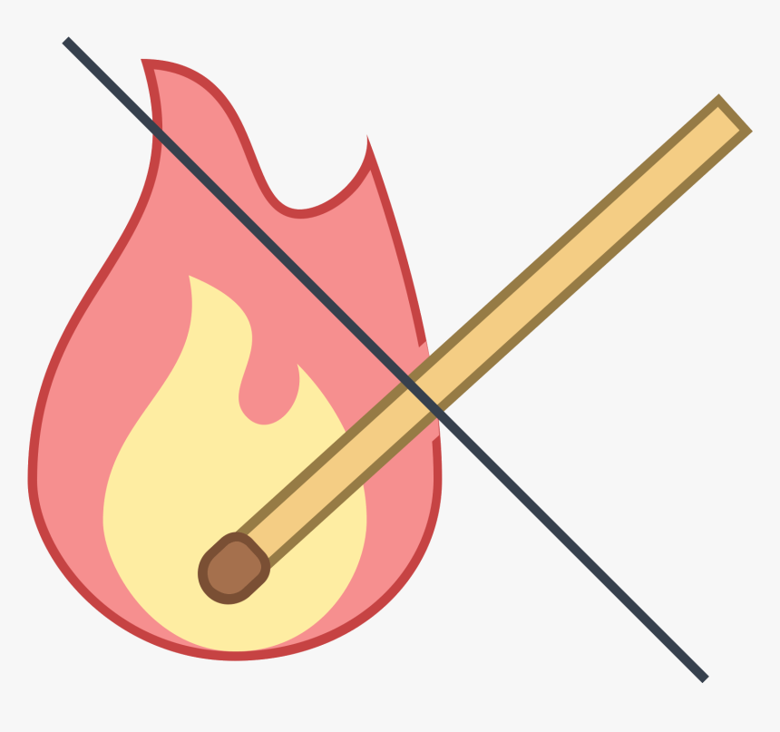 No Fire Icon - Fiammifero Png, Transparent Png, Free Download