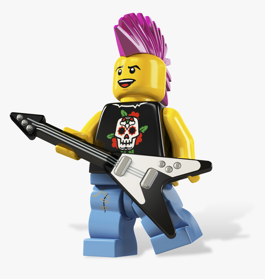 Lego Punk Rocker - Lego Minifigures Series 4, HD Png Download, Free Download