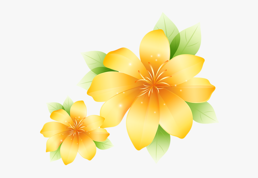 Transparent Yellow Flowers Clipart, HD Png Download, Free Download