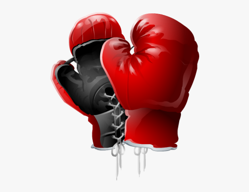 Red Black Boxing Gloves Free Png Download - Helium Balloon Boxing Gloves, Transparent Png, Free Download