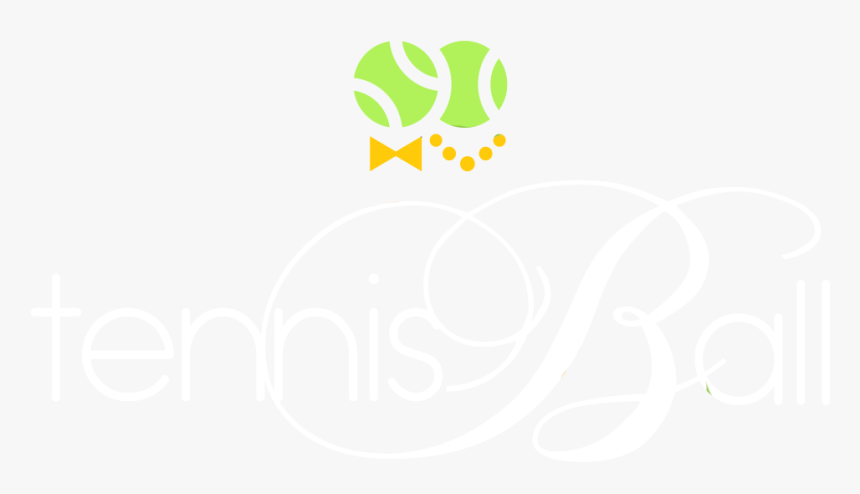Tennis Ball Header Logo Flat - Calligraphy, HD Png Download, Free Download