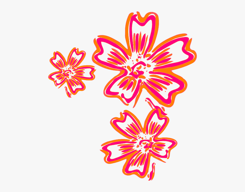 Flower Svg Clip Arts - Navy Flower Design Png, Transparent Png, Free Download