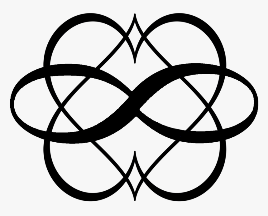 Inverted Hearts & Infinity Symbol - Polyamory Symbol, HD Png Download, Free Download