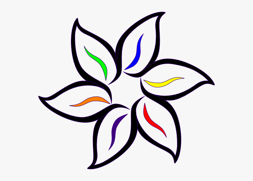 Multi-color Flower Svg Clip Arts - Flower Mothers Day Drawings, HD Png Download, Free Download