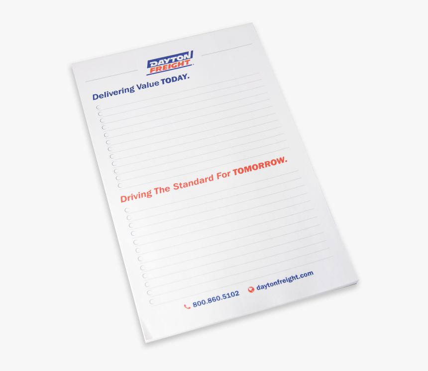 5 X 8 Lined Tear-off Note Pad 10 Pack - Brochure, HD Png Download, Free Download