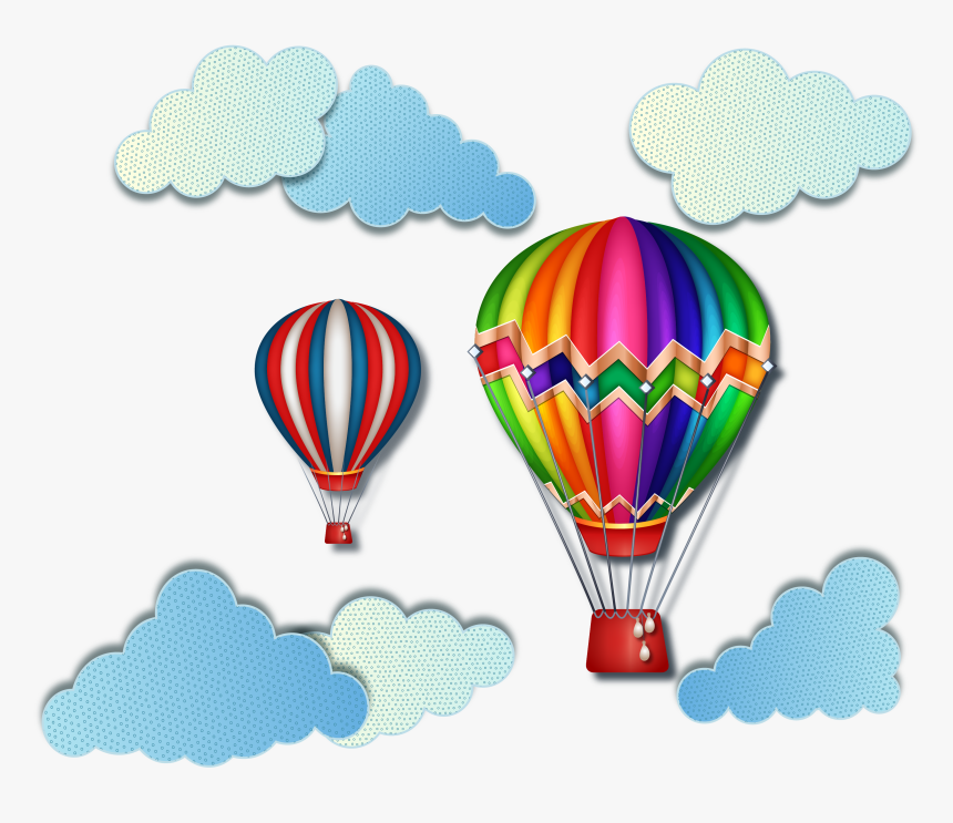 Hot Air Balloon Toy Balloon - 熱 氣球 素材 免費, HD Png Download, Free Download