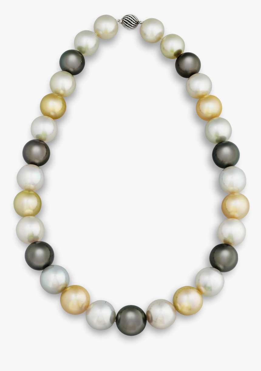 Multi-color South Sea Pearl Necklace - South Sea Pearls, HD Png Download, Free Download