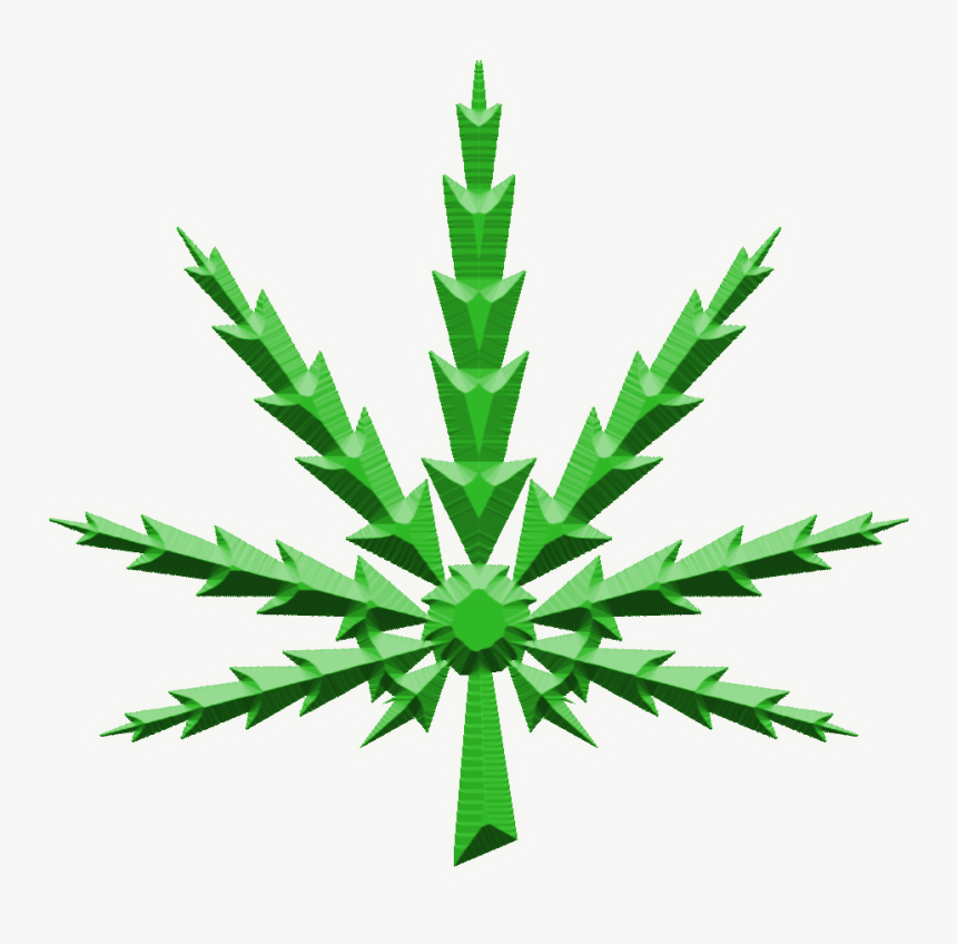 Black Pot Leaf Png Green Leaf - Hemp Images Download, Transparent Png, Free Download