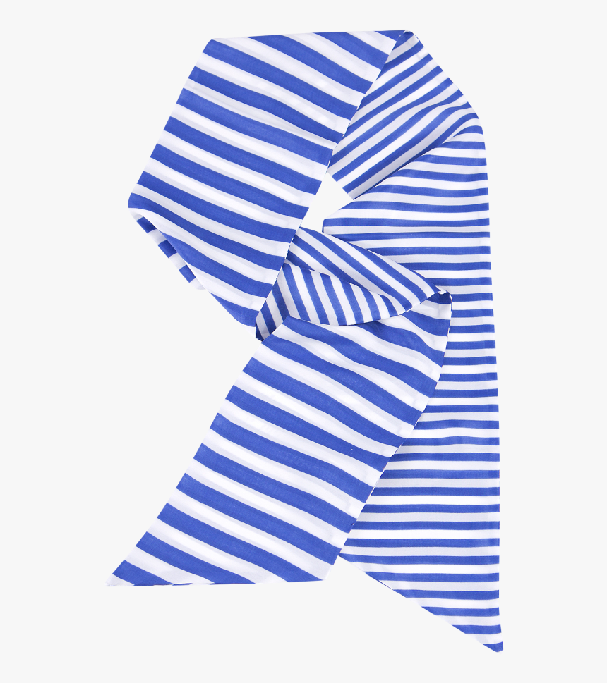 Naracamicie Scarf With Blue Stripes , Png Download - Pattern, Transparent Png, Free Download