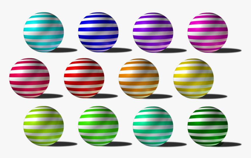 Spheres With Stripes Png - Circle, Transparent Png, Free Download