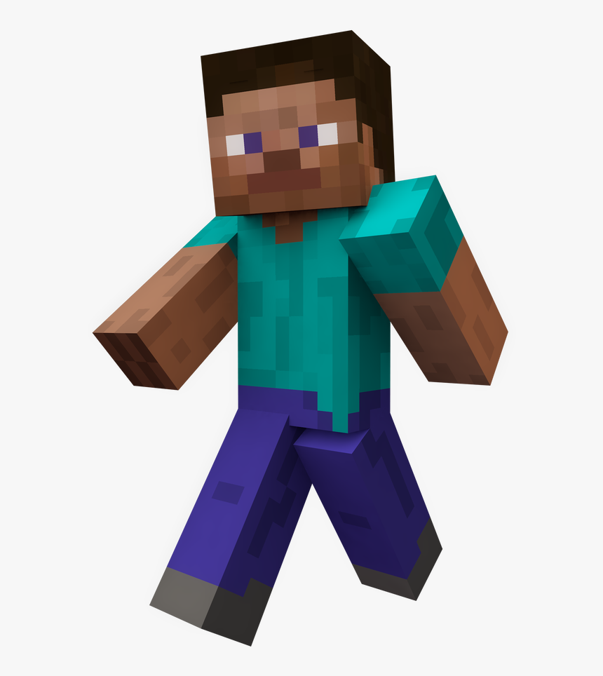 Transparent Minecraft Steve Png - Minecraft Steve Smash Bros Render, Png Download, Free Download