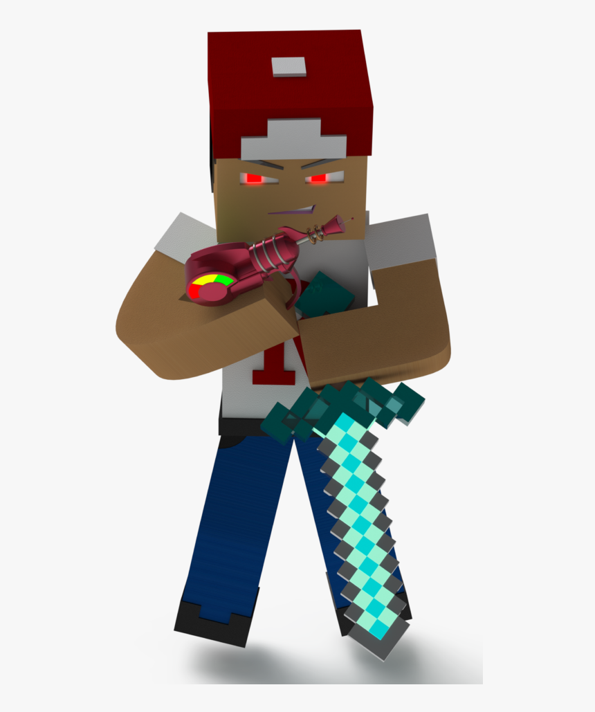 Minecraft In Real Life - Fictional Character, HD Png Download, Free Download