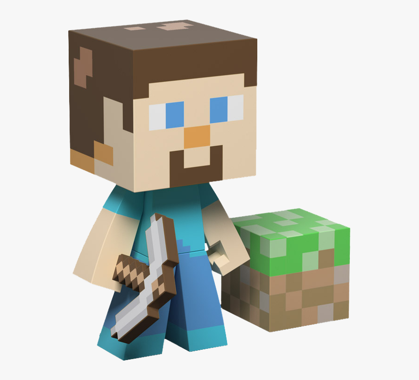 Minecraft 6 Inch Vinyl Figure Steve , Png Download - Minecraft Clipart, Transparent Png, Free Download