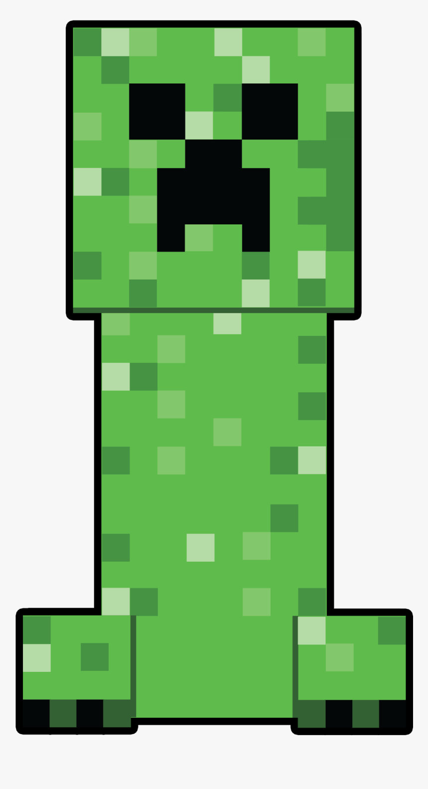 Minecraft Creeper Clipart, HD Png Download, Free Download