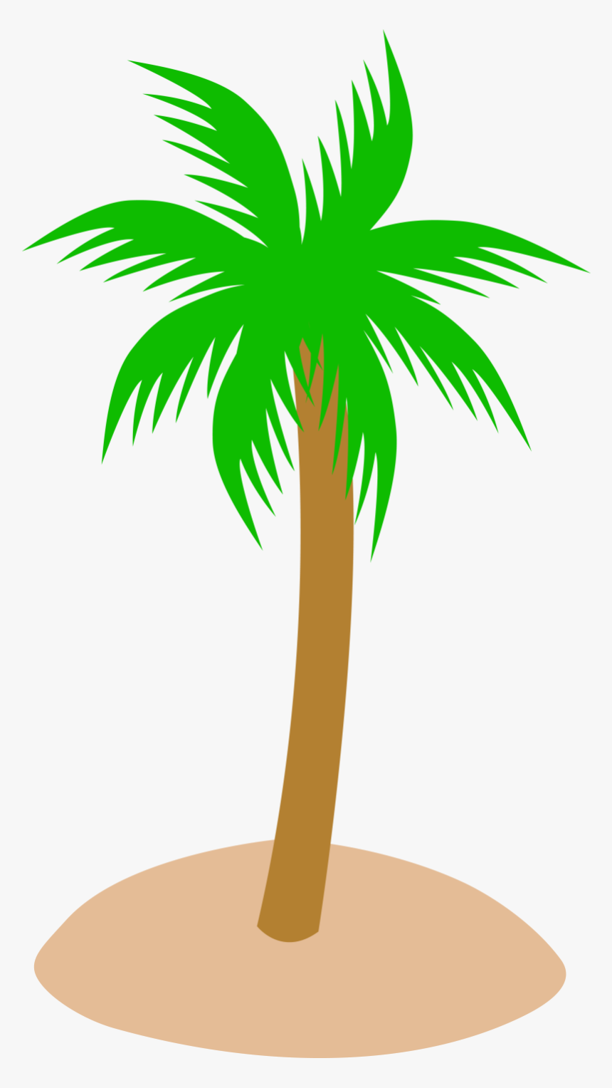 Safari Trees Palm Tree Sunset Clipart Beach Vector - Palm Tree Clipart Png, Transparent Png, Free Download