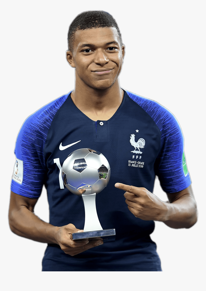 Kylian Mbappe Young Player Award Clip Arts - Mbappe World Cup Png, Transparent Png, Free Download