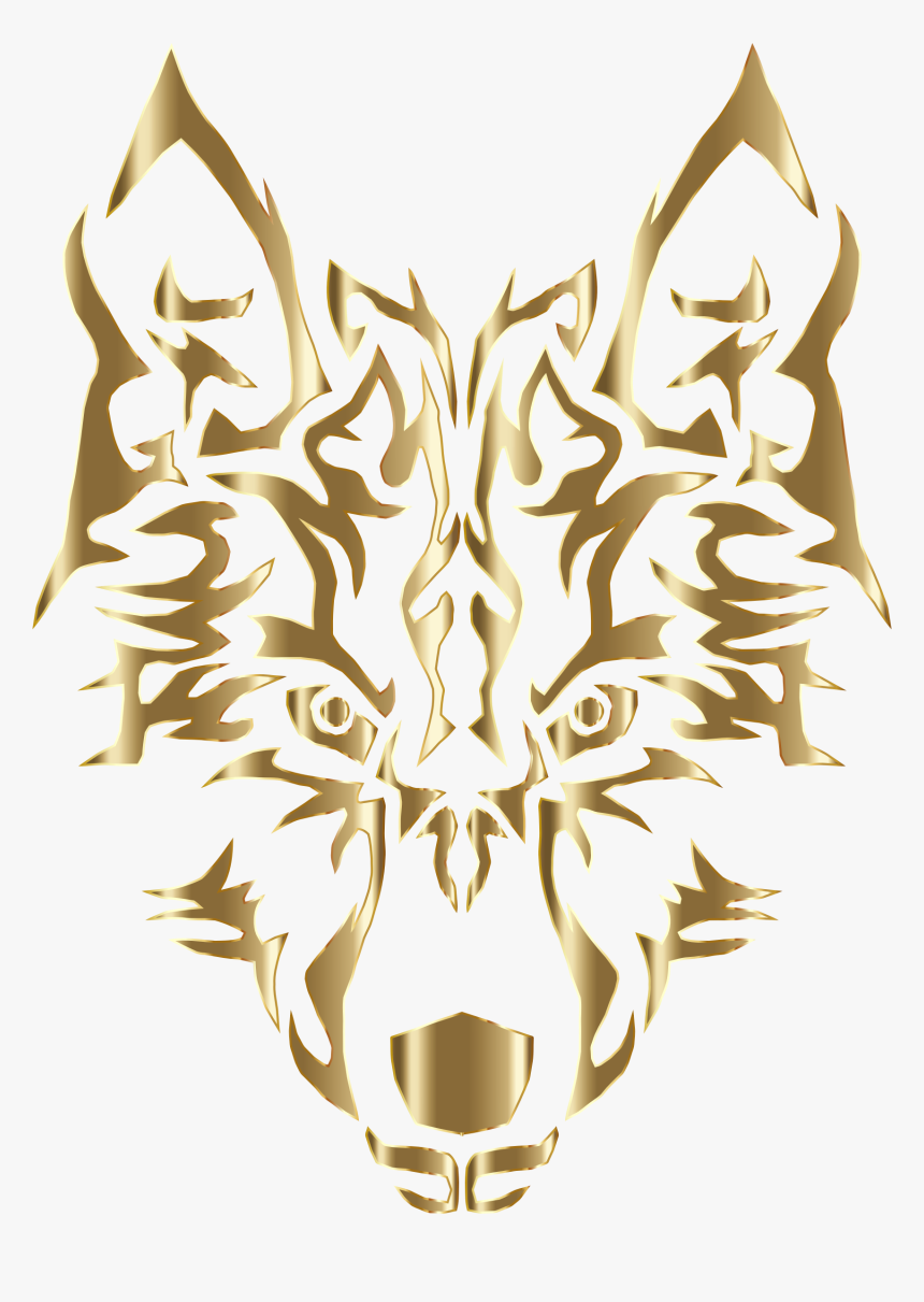 Tribal Wolf Png No Copyright - Wolf Head Transparent Background, Png Download, Free Download