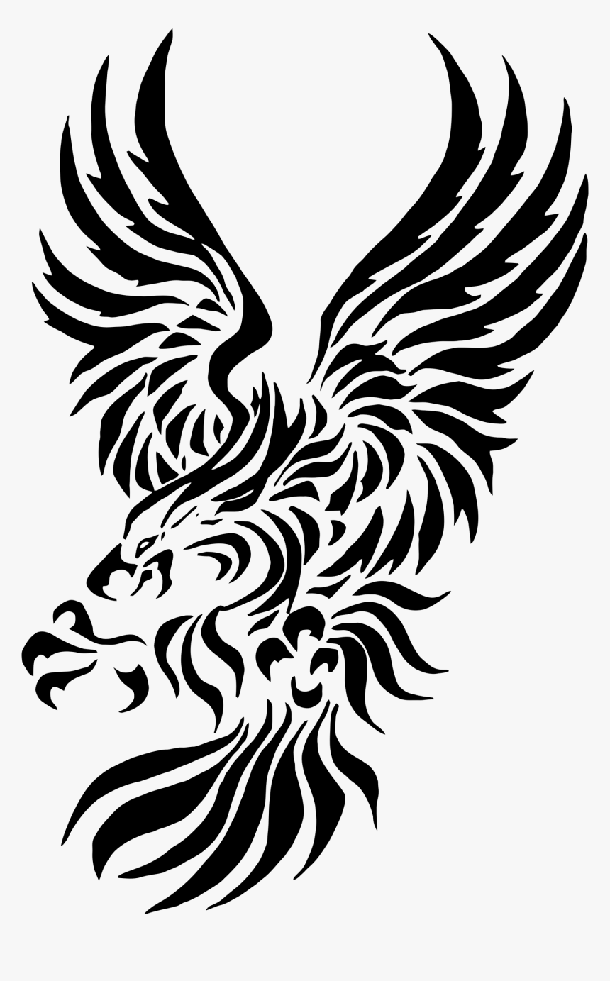 Big Image Png - Tribal Eagle Tattoo Designs, Transparent Png, Free Download