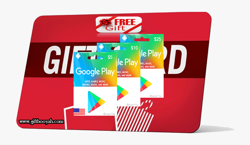 Free Gift Card Google Play - Graphic Design, HD Png Download, Free Download