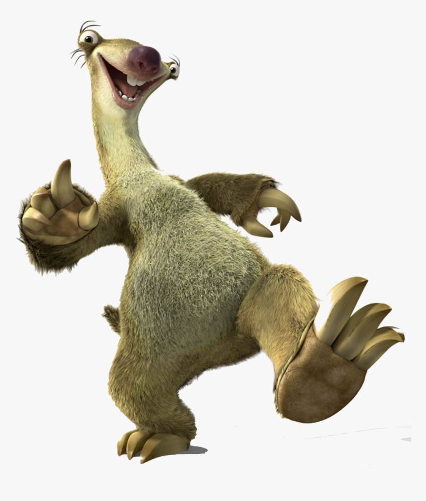 Sloth Png - Sid From Ice Age, Transparent Png, Free Download