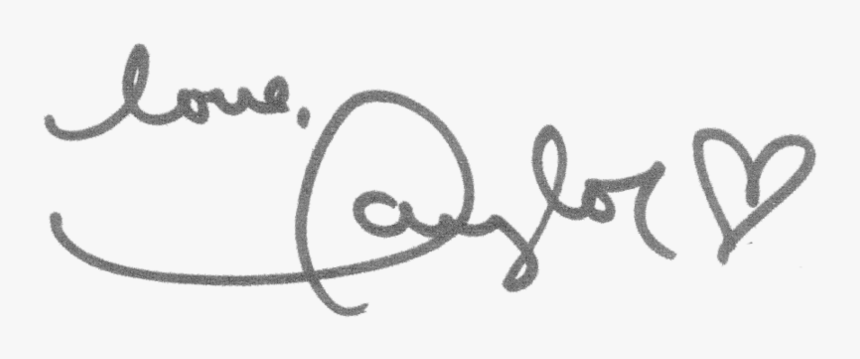 Taylor Swift Signature Png, Picture - Taylor Swift Lover Stickers, Transparent Png, Free Download