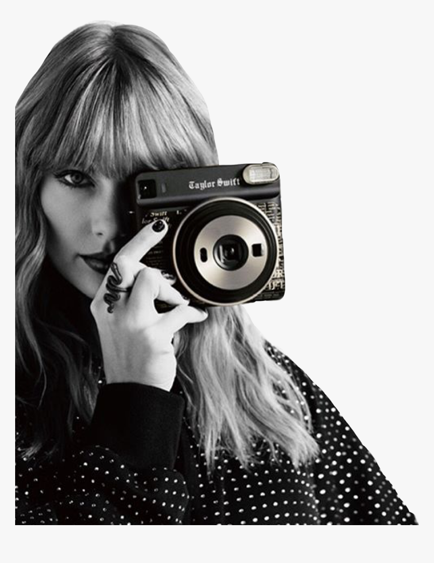Transparent Polaroid Camera Clipart Black And White - Fujifilm Camera Taylor Swift, HD Png Download, Free Download