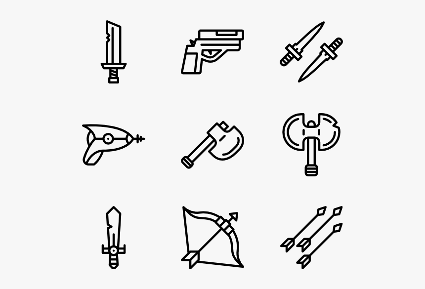 Weapon - Dog And Cat Icons, HD Png Download, Free Download