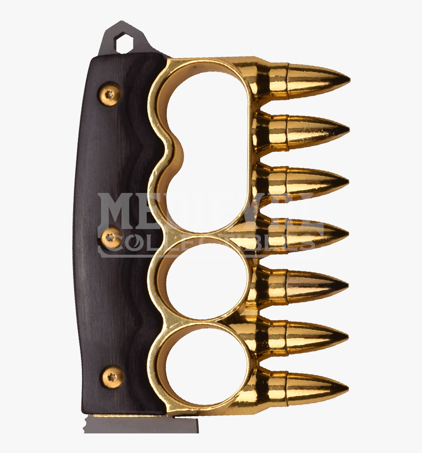 Brass Knuckles With Bullets , Png Download - Plywood, Transparent Png, Free Download