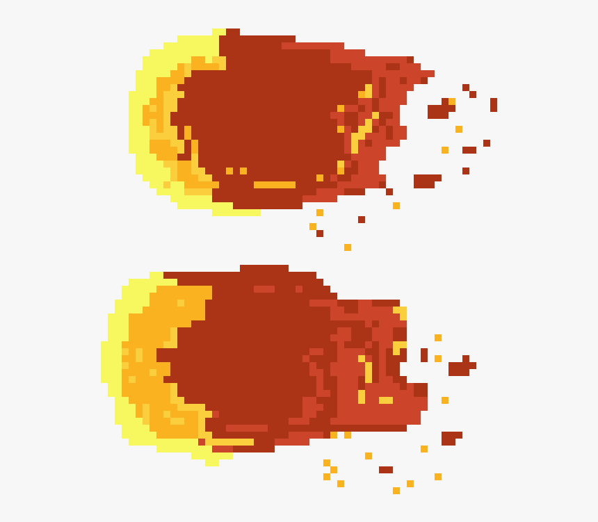 Pixel Art Bullet Png, Transparent Png, Free Download