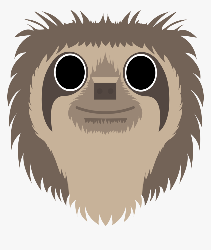 Transparent Sloth Clipart - Cartoon, HD Png Download, Free Download