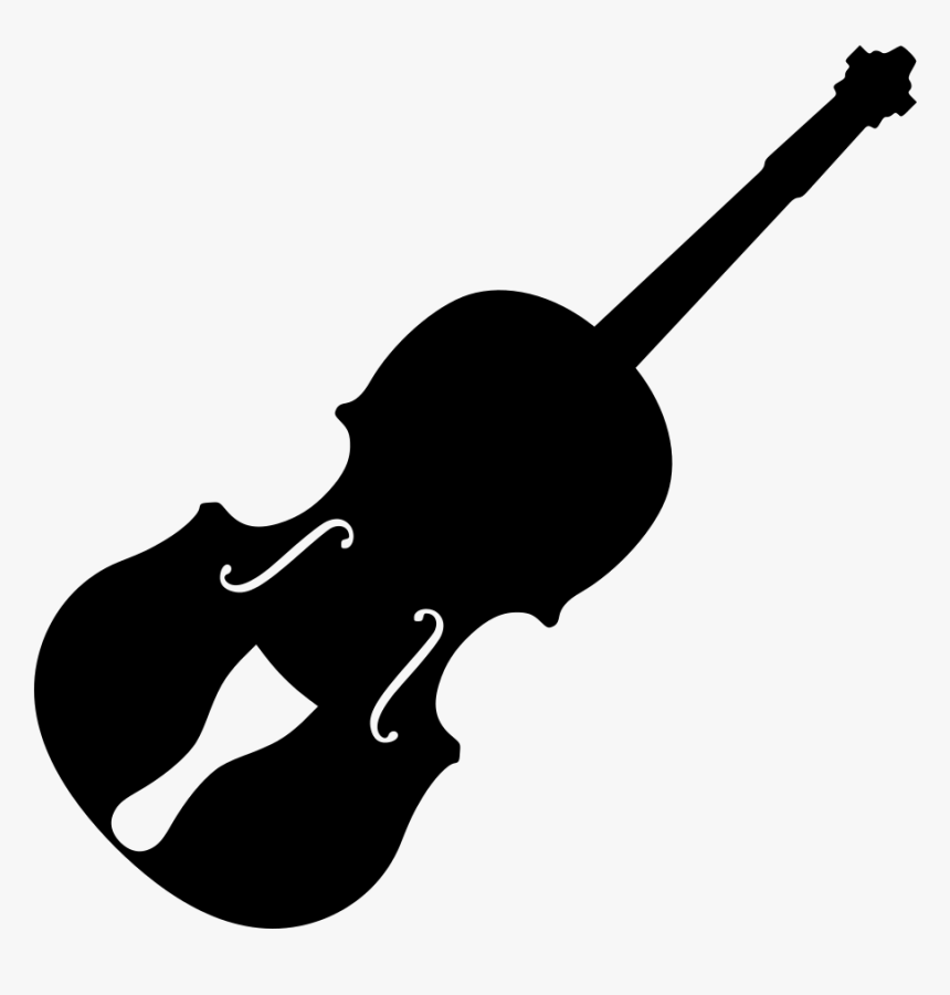 Silhouette Of A Violin, HD Png Download, Free Download