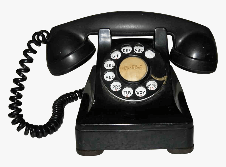 Old Bakelite Phone - Old Rotary Phone Png, Transparent Png, Free Download