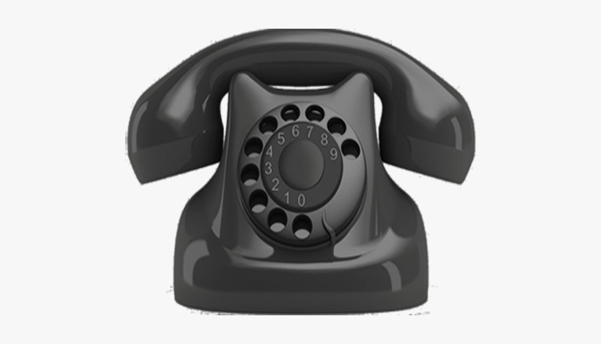 Black Telephone Transparent Image - Transparent Background Telephone Clipart, HD Png Download, Free Download