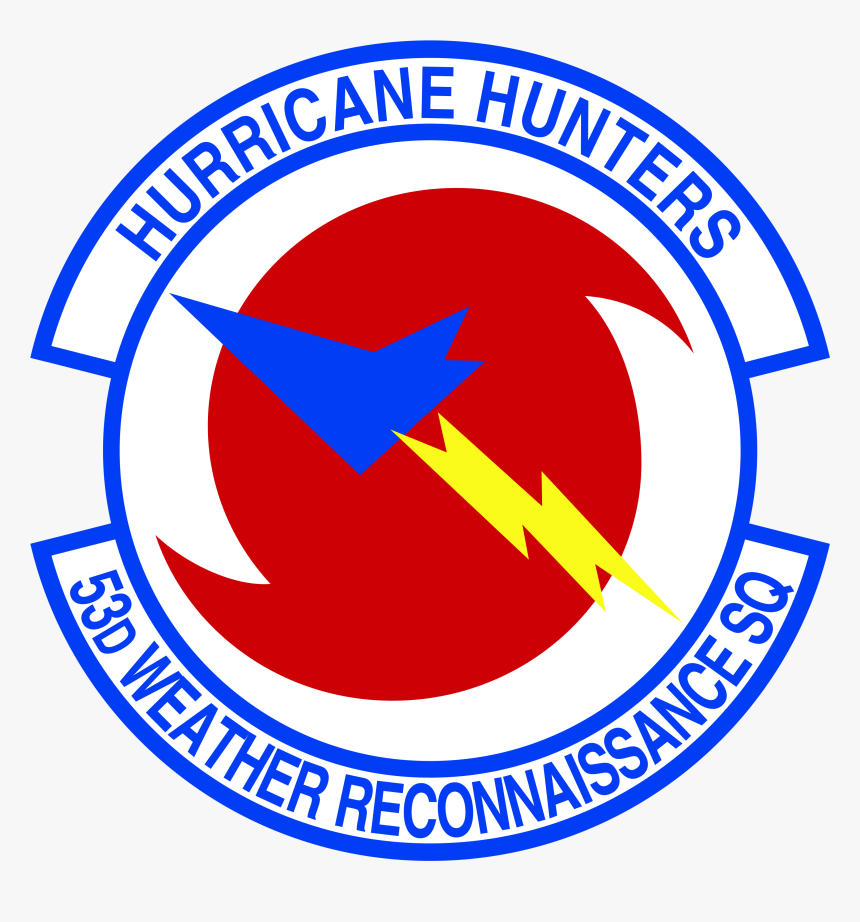 53d Wrs Hurricane Hunters - Air Force Hurricane Hunters Logo, HD Png Download, Free Download