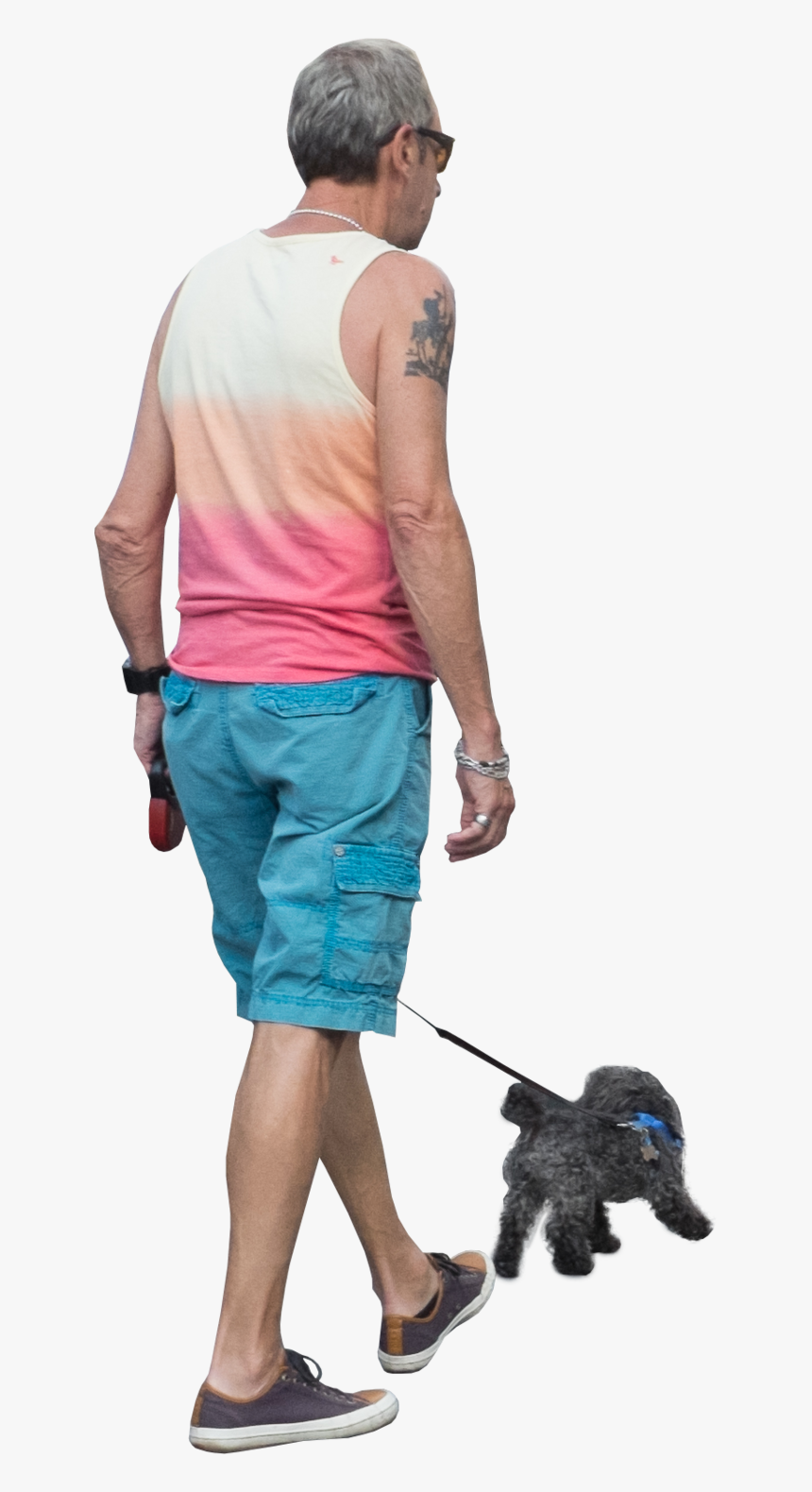 Dog Walking , Png Download - Man Walking Dog Png, Transparent Png, Free Download