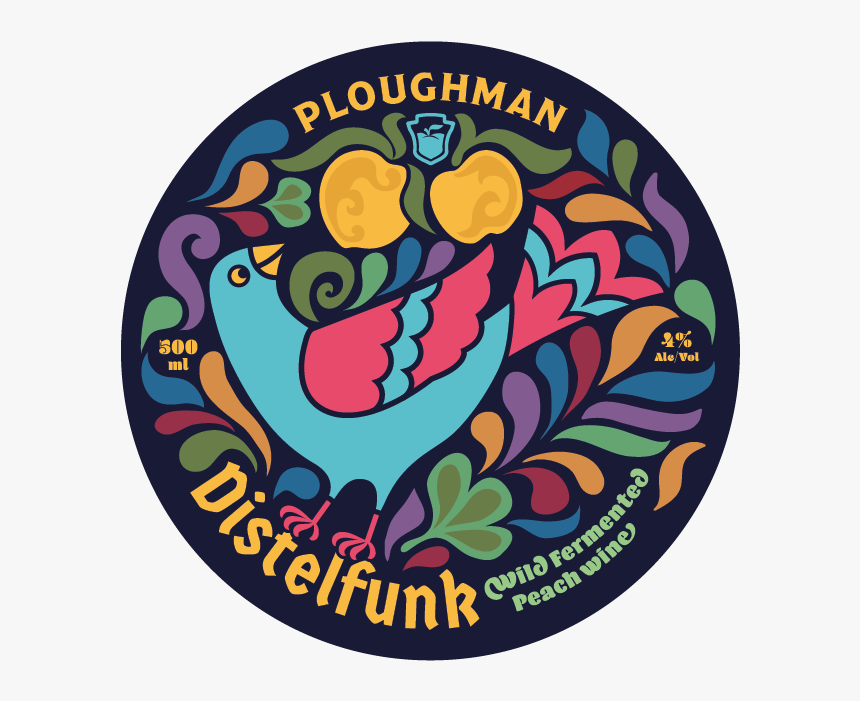 Ploughman Distelfunk Label - Circle, HD Png Download, Free Download