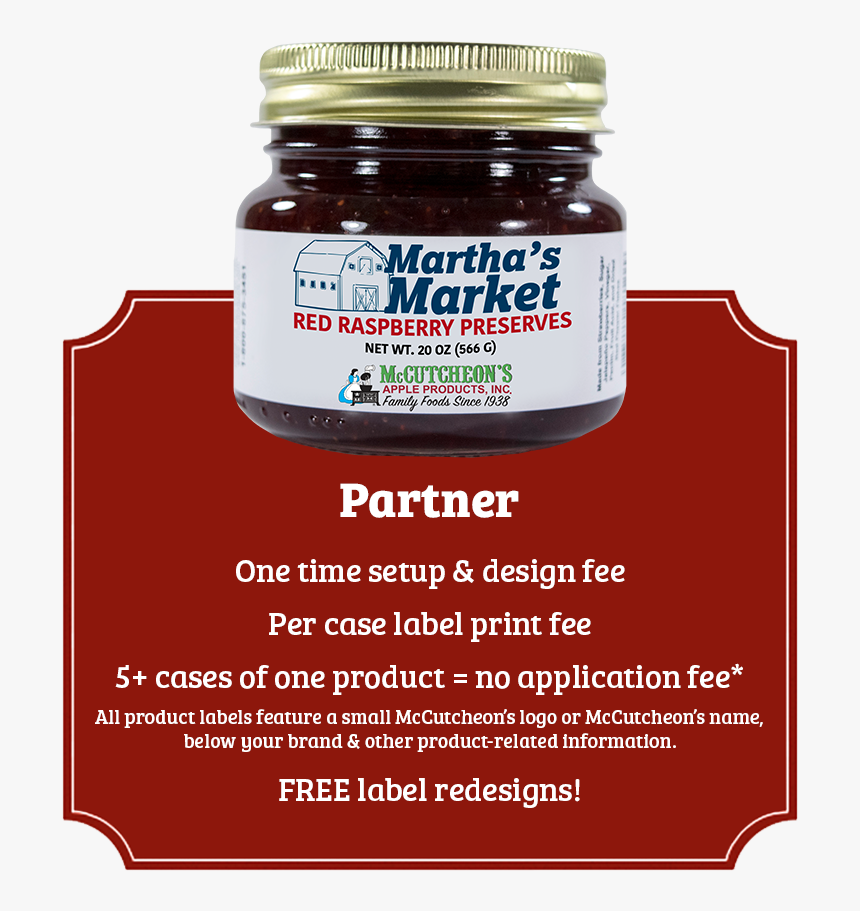 Mccutcheons Partner Label - Fruit Butter, HD Png Download, Free Download