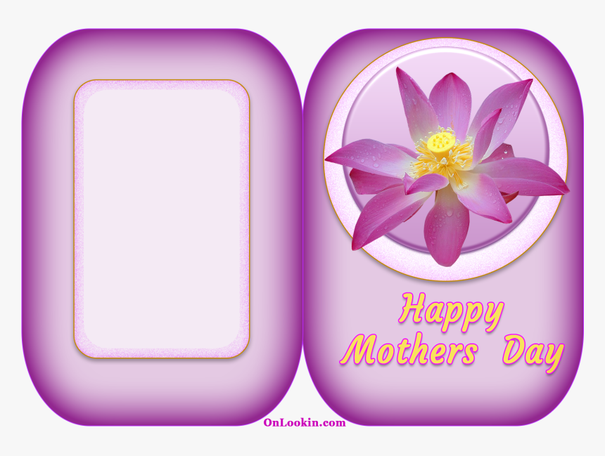 Happy Mothers Day Lilac Lotus Flower - Happy Mother's Day Full Hd Png Transparent Background, Png Download, Free Download