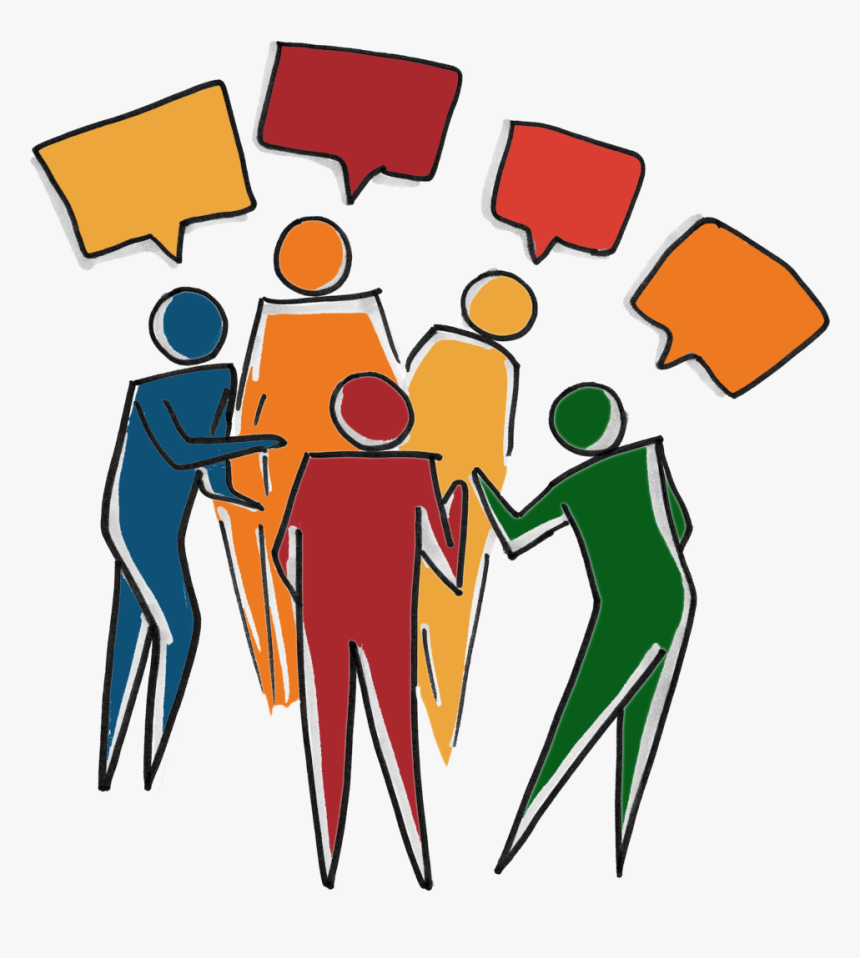 Group Of People Talking Clipart, HD Png Download, Free Download