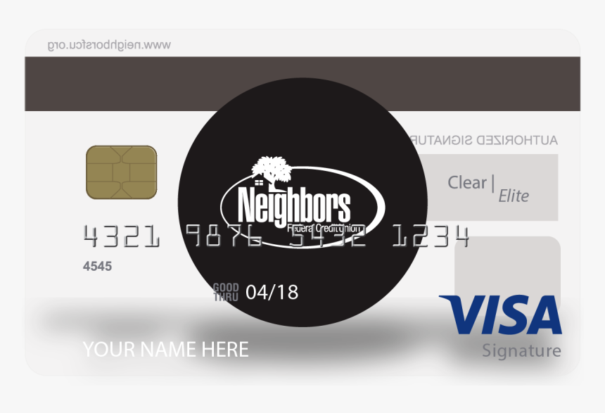 Neighbors Elite Visa Credit Card - Visa, HD Png Download, Free Download
