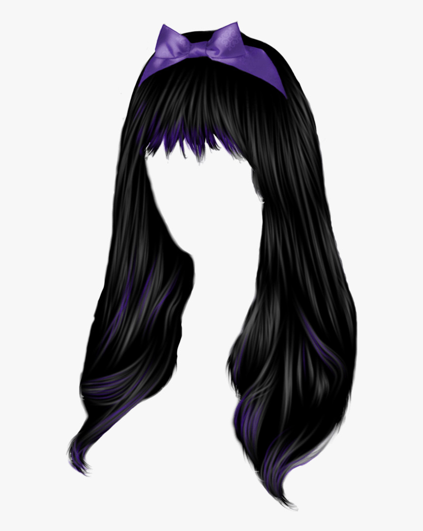 2 Women Hair Png Image - Goth Hair Clip Art, Transparent Png, Free Download